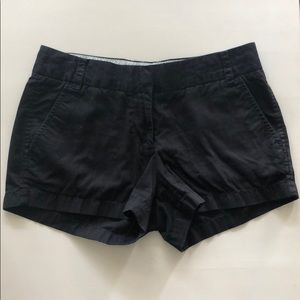 J. Crew Black Chino Shorts